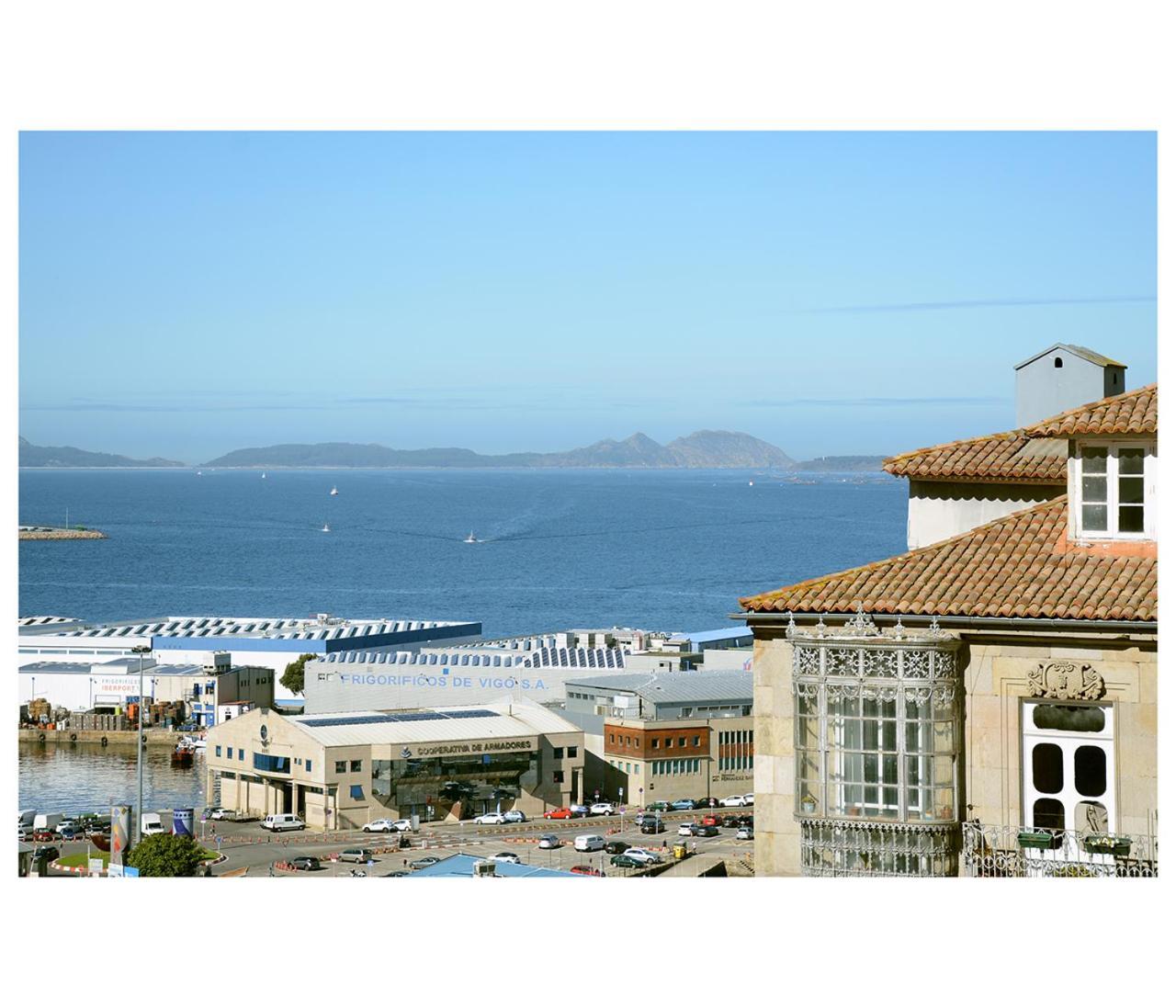 Preciosas Vistas Y A Estrenar En El Casco Viejo Centro Ciudad Daire Vigo Dış mekan fotoğraf